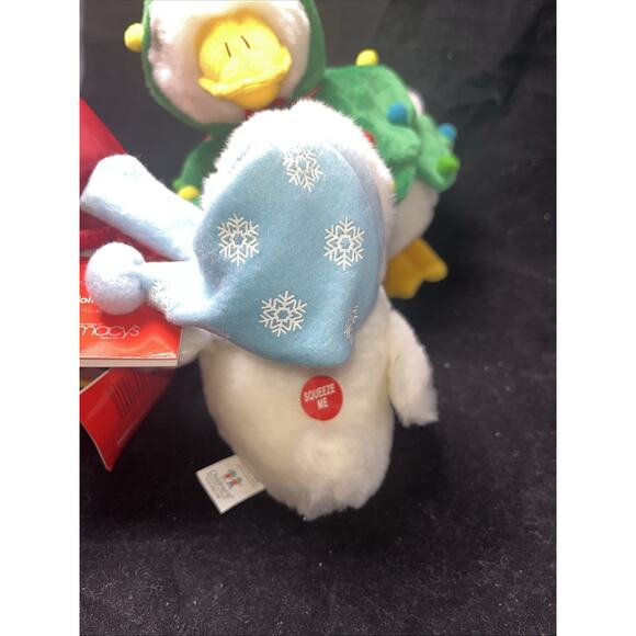 MACY’s 6” + 10” Plush Holiday Christmas Tree Ice Skates Reindeer Aflac Duck LOT - Picture 6 of 10